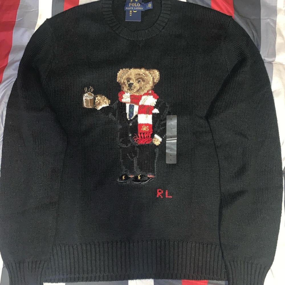 New Polo Ralph Lauren teddy bear knit